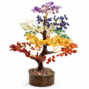 7 chakra stone tree – balance, harmony & energy flow ७ चक्र स्टोन ट्री – संतुलन, सामंजस्य और ऊर्जा प्रवाह