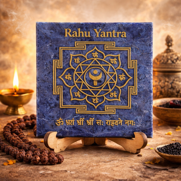🔵 rahu yantra – protection from negative energy, fear & rahu dosha remedy