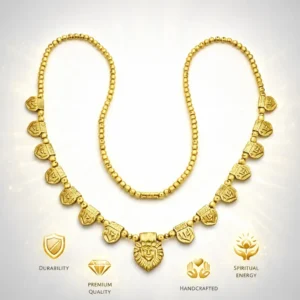 shri radha premium tulsi beads necklace – divine spiritual energy mala श्री राधा प्रीमियम तुलसी बीड्स नेकलेस – दिव्य ऊर्जा और भक्ति का प्रतीक 🌸