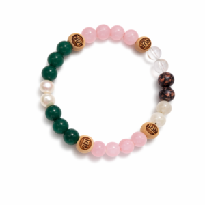 🌸 shri radhika prem bracelet – love, emotional healing & divine energy crystal bracelet