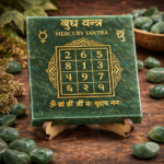 🟢 budh (mercury) yantra – green aventurine vastu plate for intelligence, communication & success