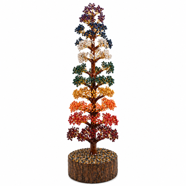 🌈 7 chakra crystal tree – balance energy, attract positivity & enhance harmony